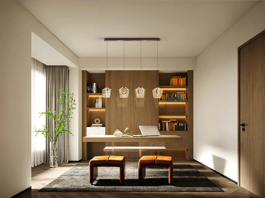Lustra din Aluminiu Bronz Inchis si Sticla Auriu Sampanie 24W L109xH160cm Ingrid