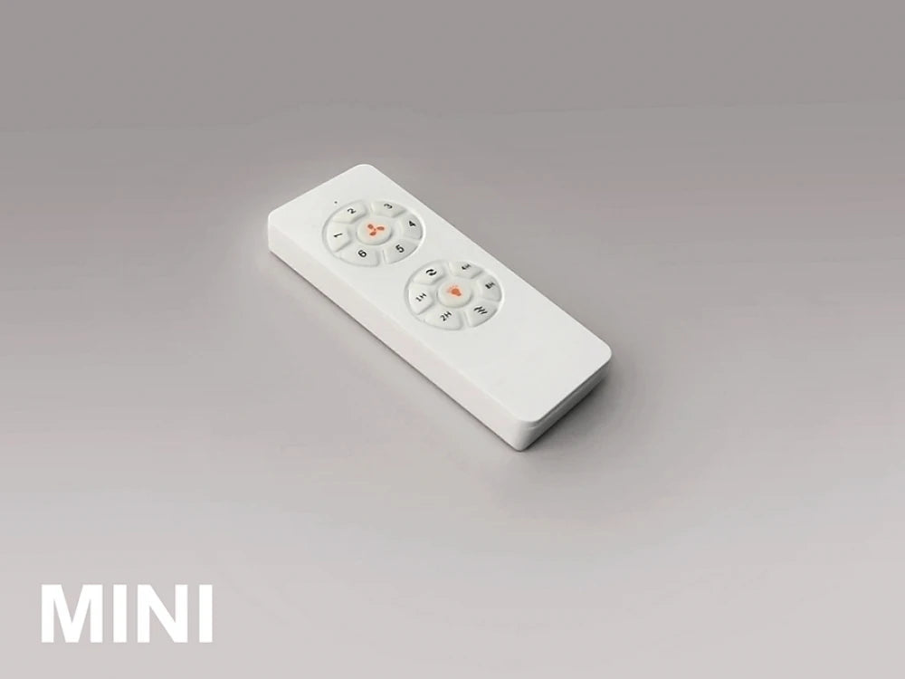 Ventilator cu iluminat Mini din Metal Alb si Lemn Alb 24W D107xH30cm Siroco