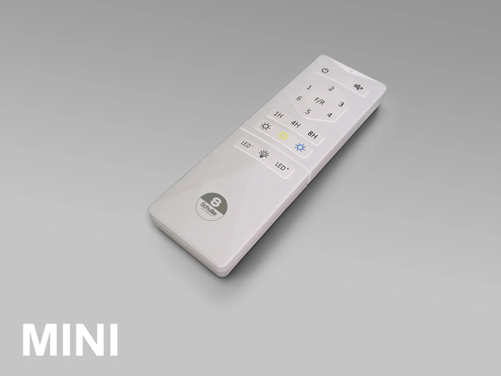 Ventilator cu iluminat Mini din Metal Negru si Lemn Maro 24W D107xH30cm Siroco