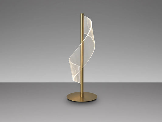 Veioza din Aluminiu/Metal Auriu 8.5W D18xH50cm Velas