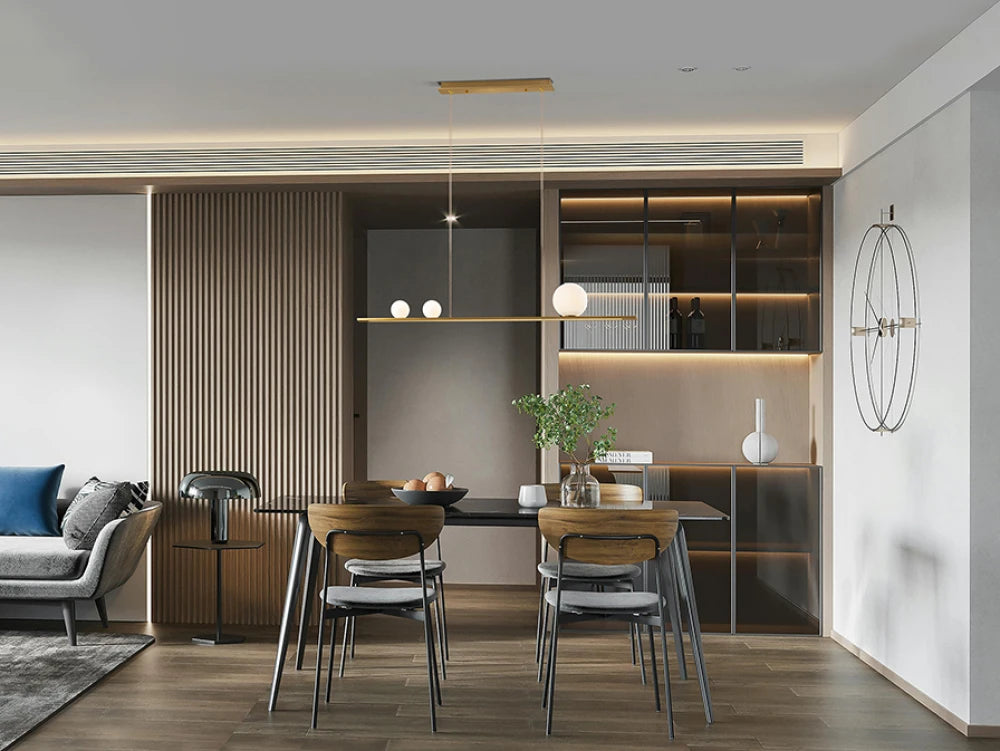 Lustra din Aluminiu Auriu si Sticla Alb 31W L120xH150cm Mila
