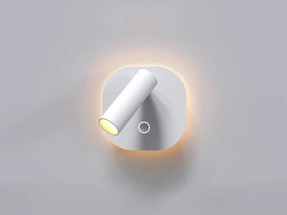 Aplica de Perete din Aluminiu Alb 8.10W L10,5xH6,4cm Biblos