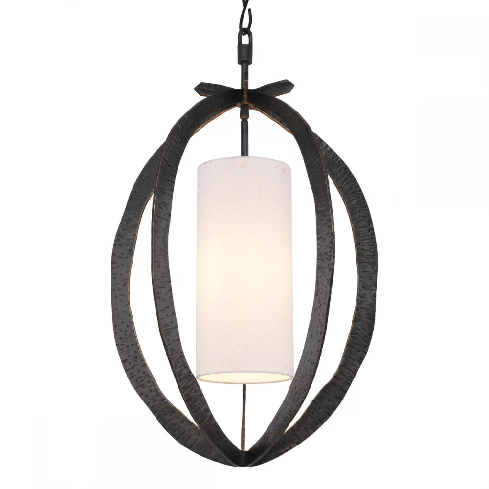 Pendul din Metal  si Bronz Alb H72xD44cm Luciano Eichholtz