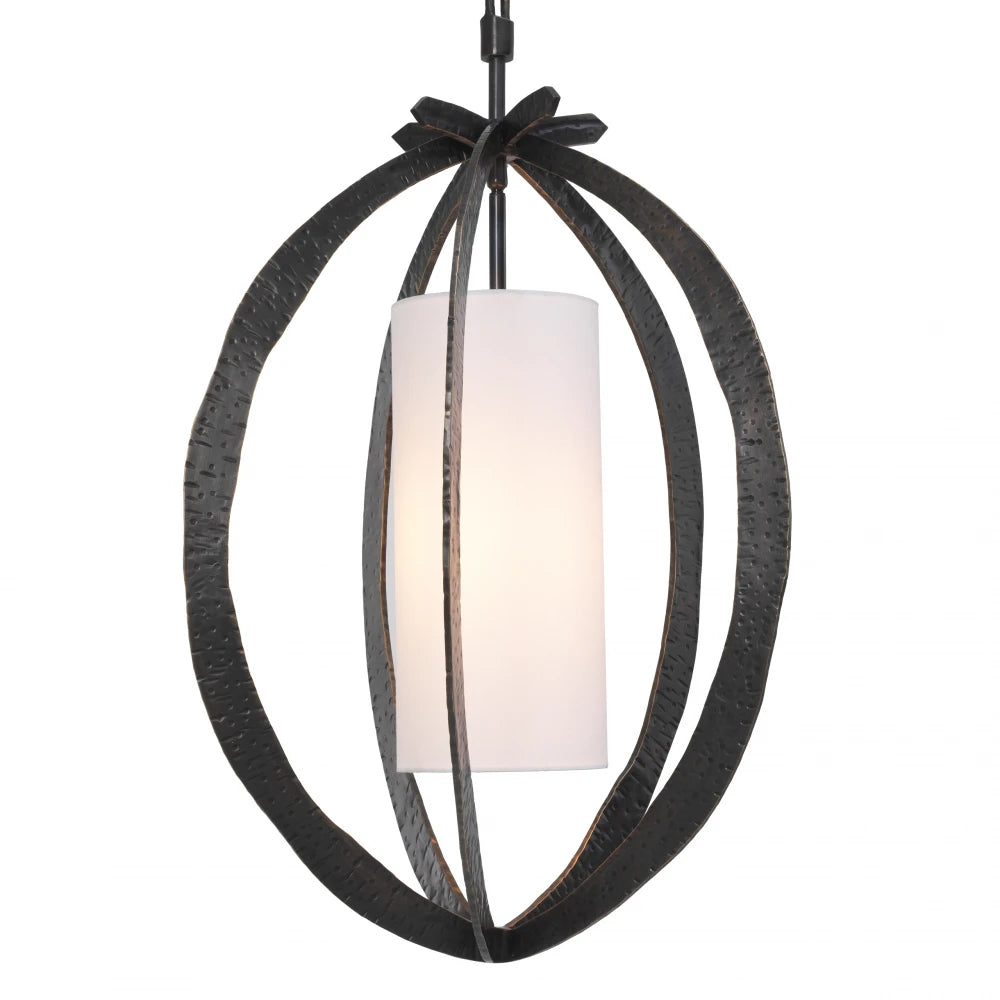 Pendul din Metal  si Bronz Alb H72xD44cm Luciano Eichholtz