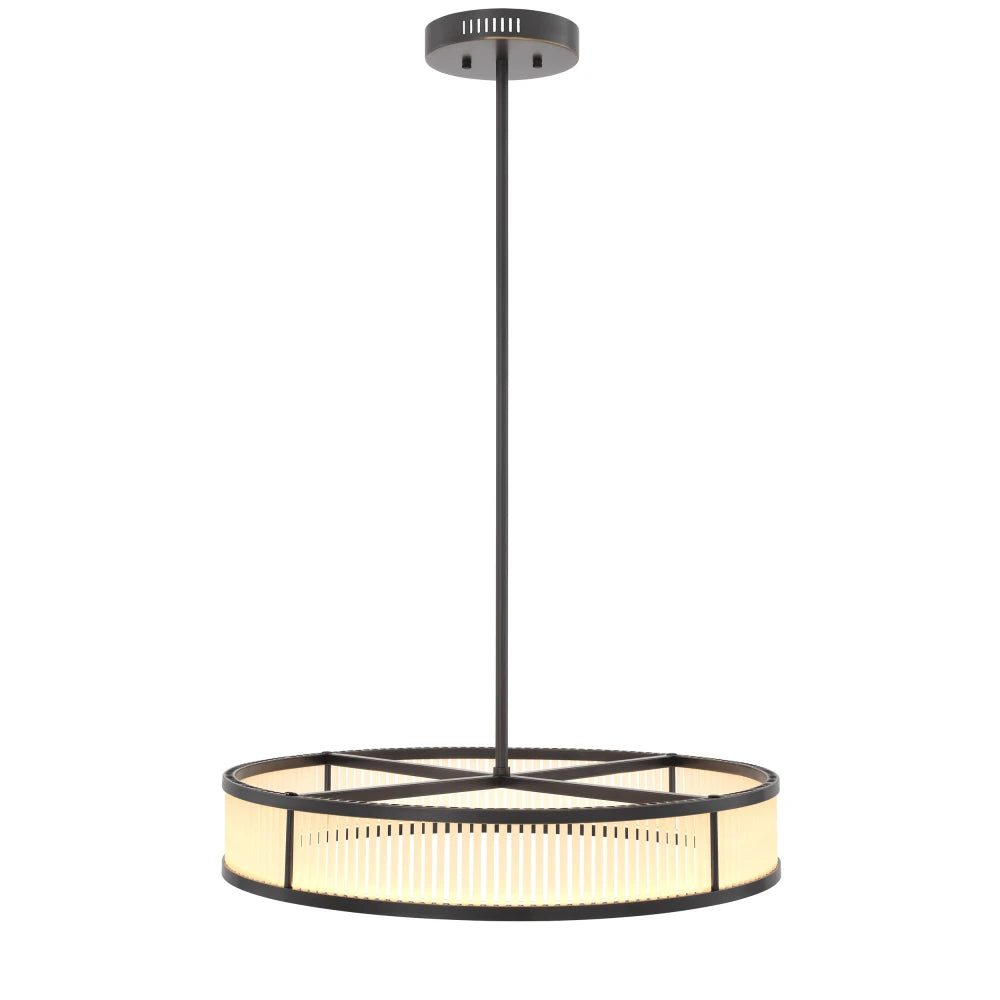 Candelabru din Metal Bronz si Sticla Alb H15xD70cm Thibaud S Eichholtz