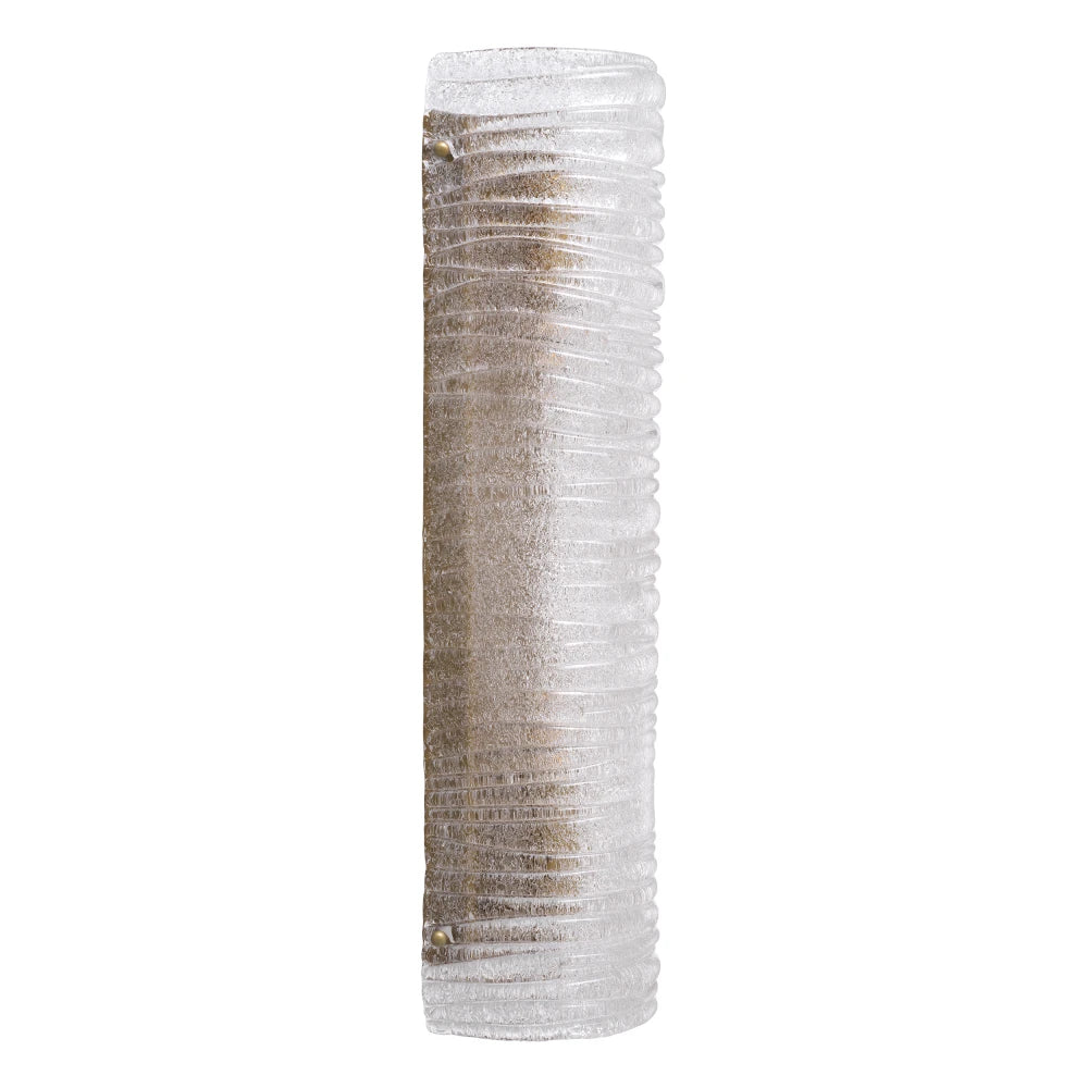 Aplica de perete din Metal Alama si Sticla Transparent H53xL14.5cm Sanchez Eichholtz