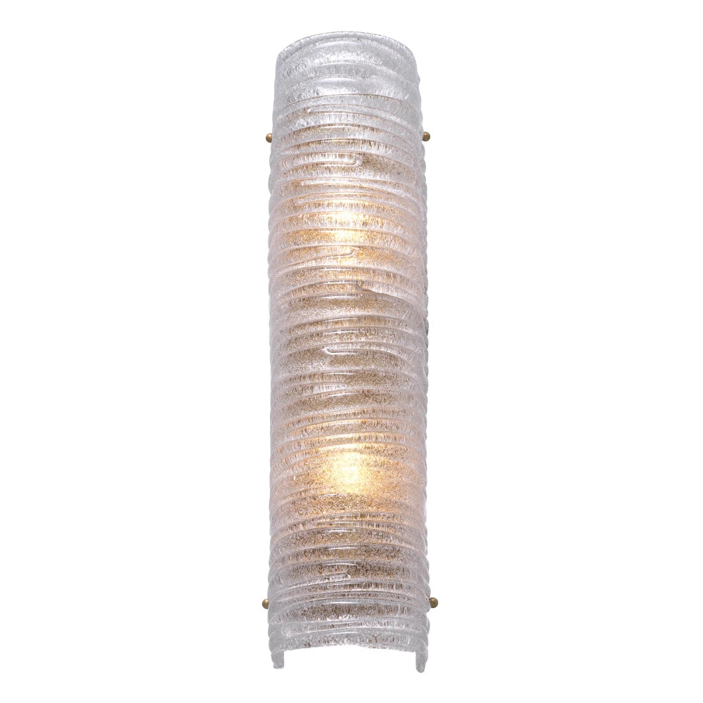 Aplica de perete din Metal Alama si Sticla Transparent H53xL14.5cm Sanchez Eichholtz