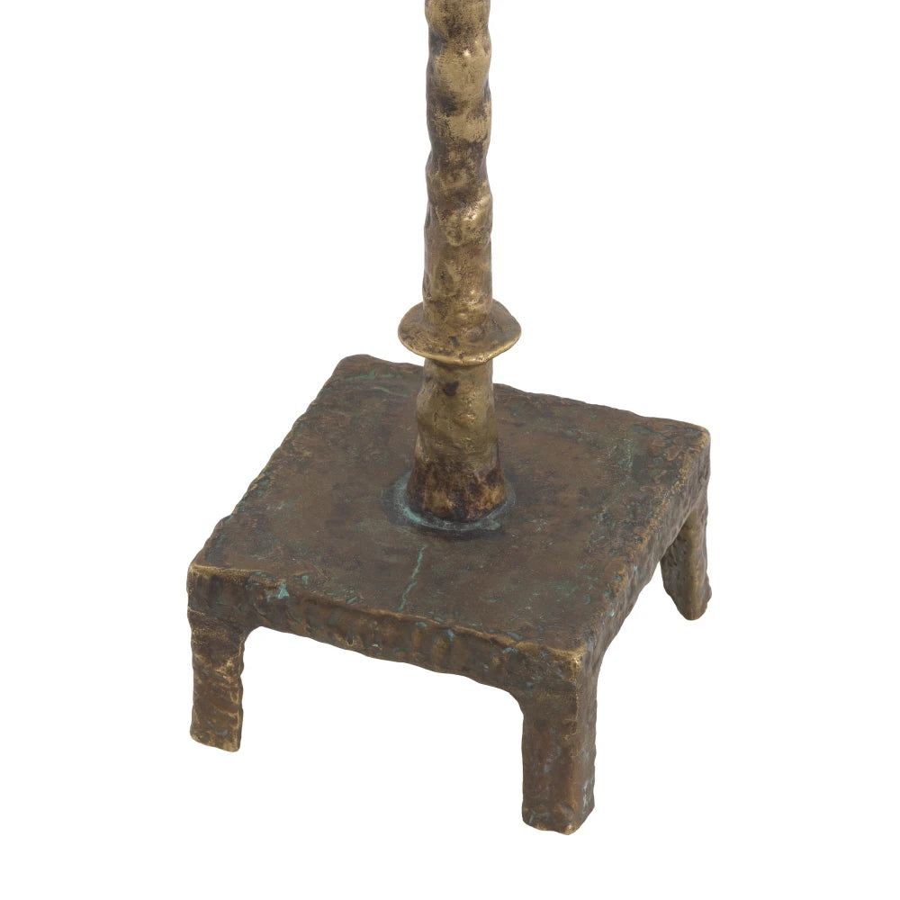 Veioza din Metal Alama si Stofa Bej H84xL44.5cm Santoro Eichholtz