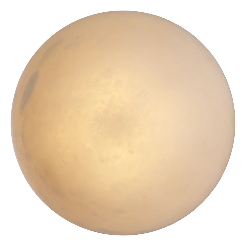 Aplica de perete din Metal Alama si Alabastru Alb H24xL24cm Triton Eichholtz