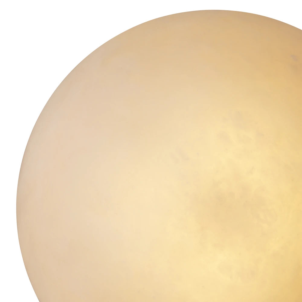 Aplica de perete din Metal Alama si Alabastru Alb H24xL24cm Triton Eichholtz