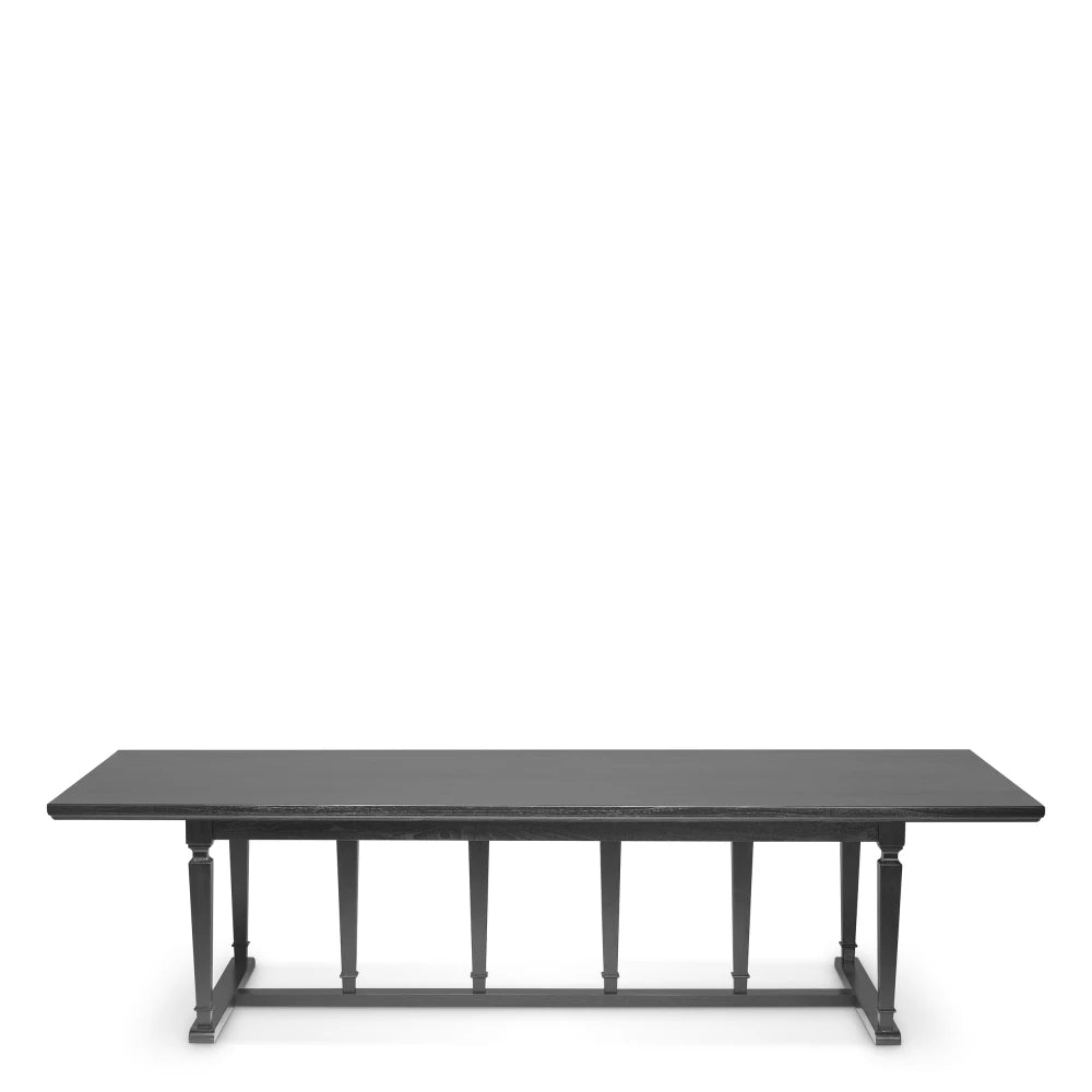 Masa din Lemn de mindi/MDF Negru L300xH76cm Americana Eichholtz