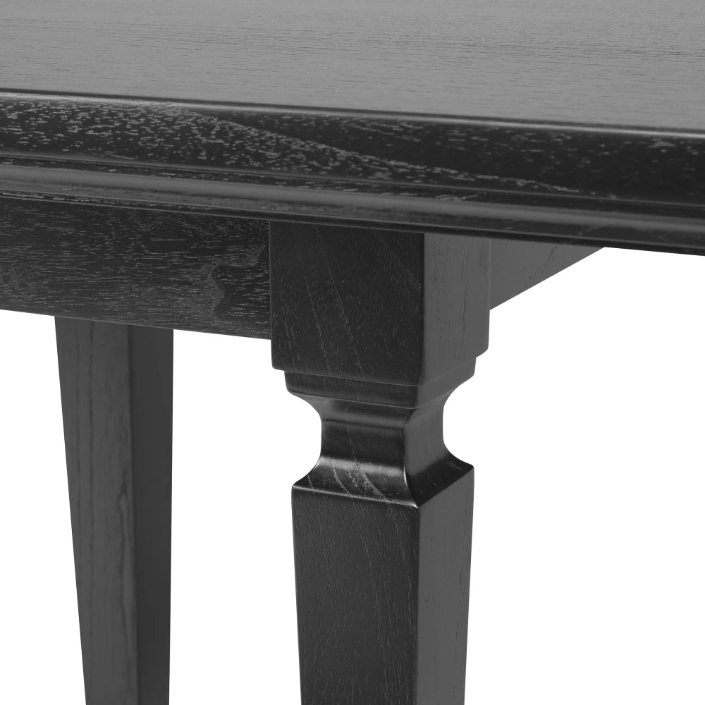 Masa din Lemn de mindi/MDF Negru L300xH76cm Americana Eichholtz