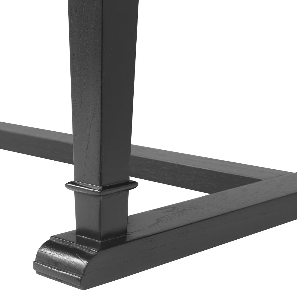 Masa din Lemn de mindi/MDF Negru L300xH76cm Americana Eichholtz