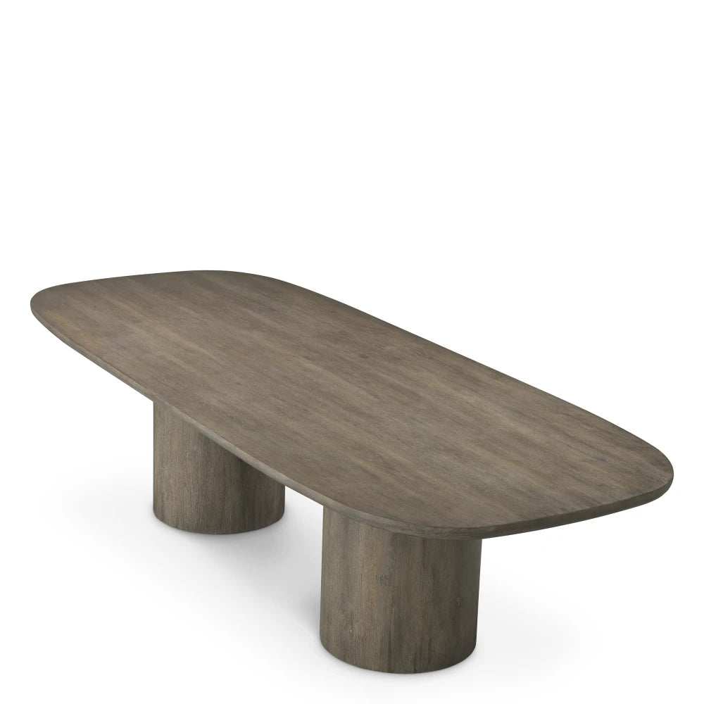 Masa din Furnir de stejar silverstone Maro L300xH76cm Glenmont Eichholtz