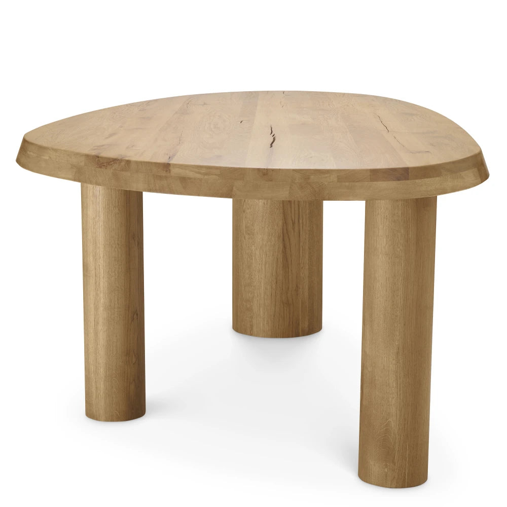 Masa din Lemn de stejar Maro L240xH76.5cm Prelude Eichholtz