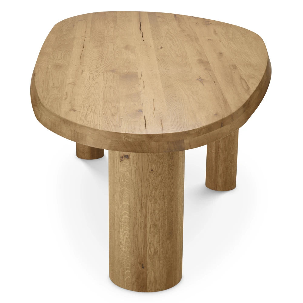 Masa din Lemn de stejar Maro L240xH76.5cm Prelude Eichholtz