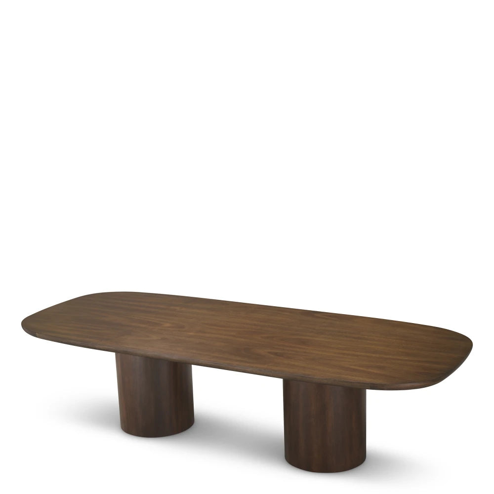 Masa din Furnir/MDF Maro L300xH76cm Glenmont Eichholtz