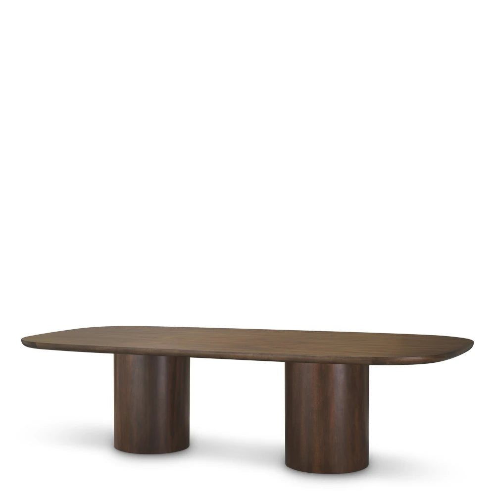 Masa din Furnir/MDF Maro L300xH76cm Glenmont Eichholtz