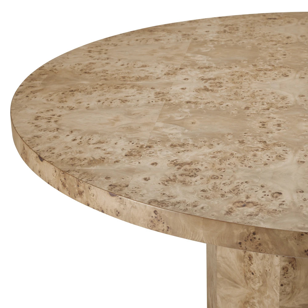 Masa din Furnir mappa burl Maro D150xH75.5cm Kingsgrove Eichholtz