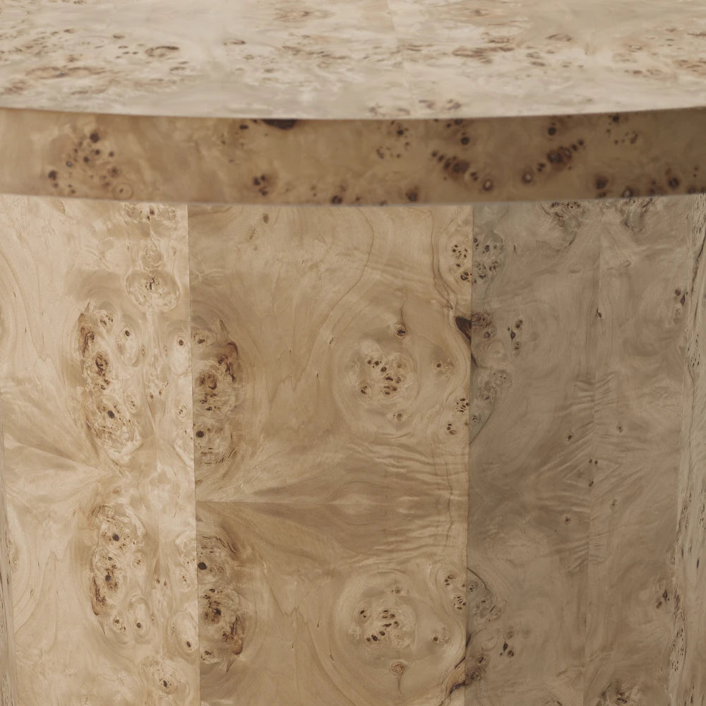 Masa din Furnir mappa burl Maro D150xH75.5cm Kingsgrove Eichholtz