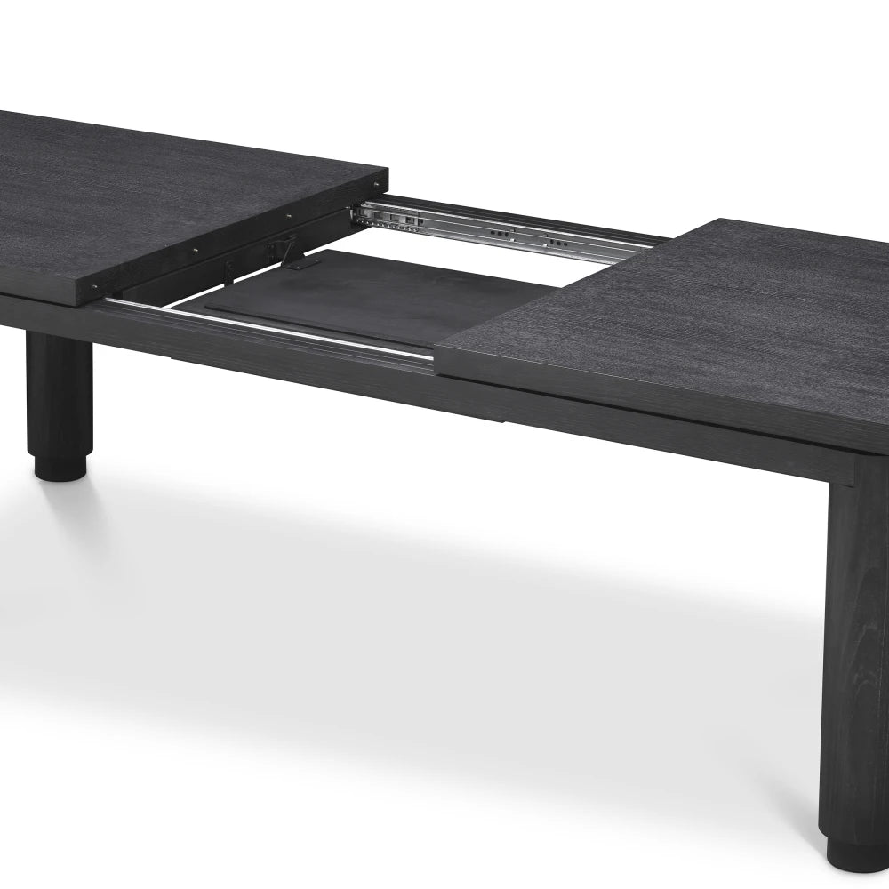 Masa extensibila din Furnir de stejar Negru L240-310xH80cm Atelier S Eichholtz