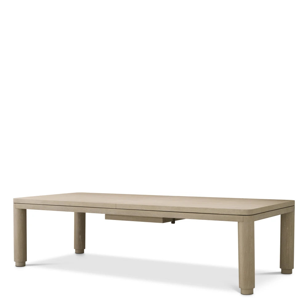 Masa extensibila din Furnir de stejar Maro deschis L280-350xH80cm Atelier L Eichholtz