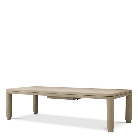 Masa extensibila din Furnir de stejar Maro deschis L280-350xH80cm Atelier L Eichholtz