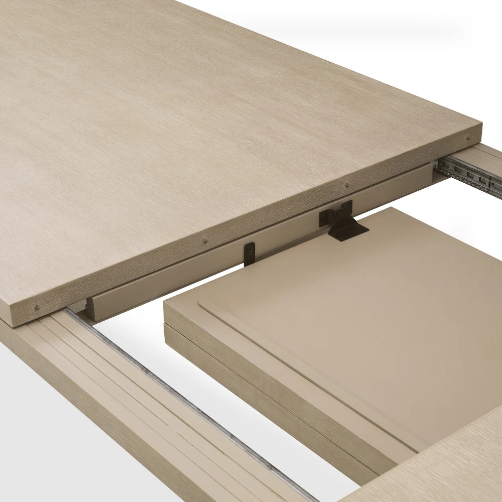 Masa extensibila din Furnir de stejar Maro deschis L280-350xH80cm Atelier L Eichholtz