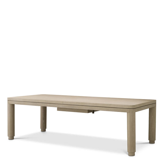 Masa extensibila din Furnir de stejar Maro deschis L240-310xH80cm Atelier S Eichholtz