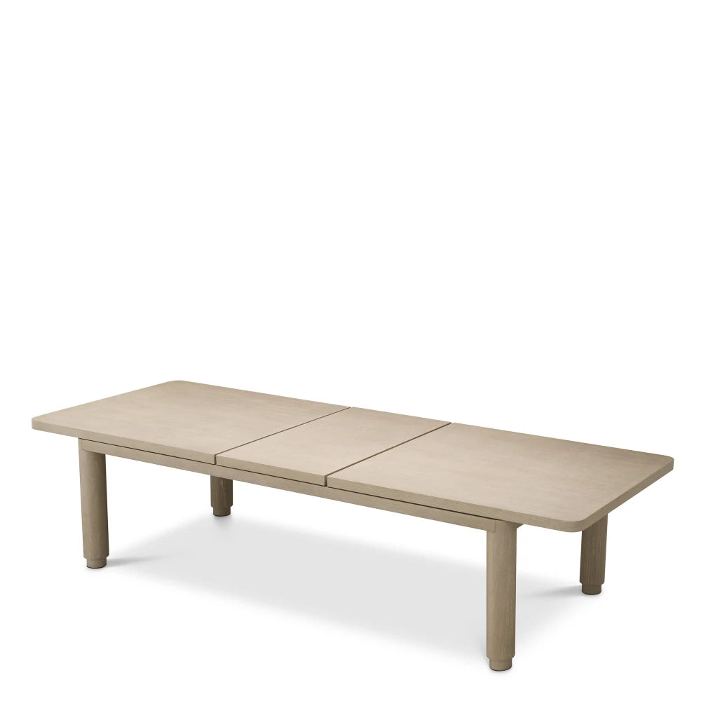 Masa extensibila din Furnir de stejar Maro deschis L240-310xH80cm Atelier S Eichholtz