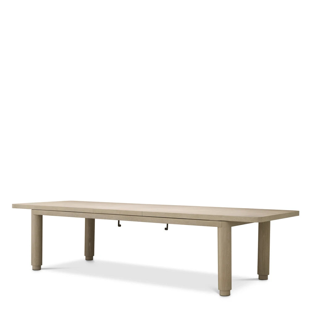 Masa extensibila din Furnir de stejar Maro deschis L240-310xH80cm Atelier S Eichholtz