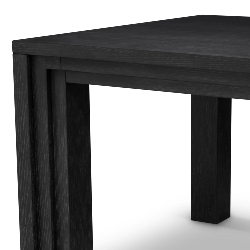 Masa din Furnir de stejar Negru L230xH76cm Metropolitan Eichholtz