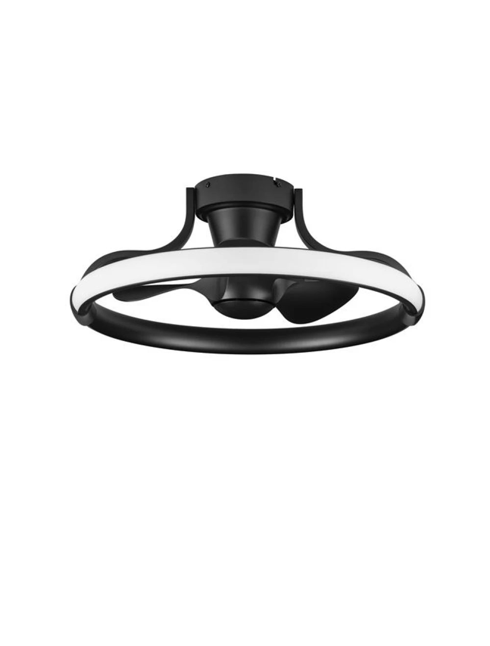 Ventilator din Metal Negru H24.5xD62cm IP20 35W 2198Lm 3000k BREVIA