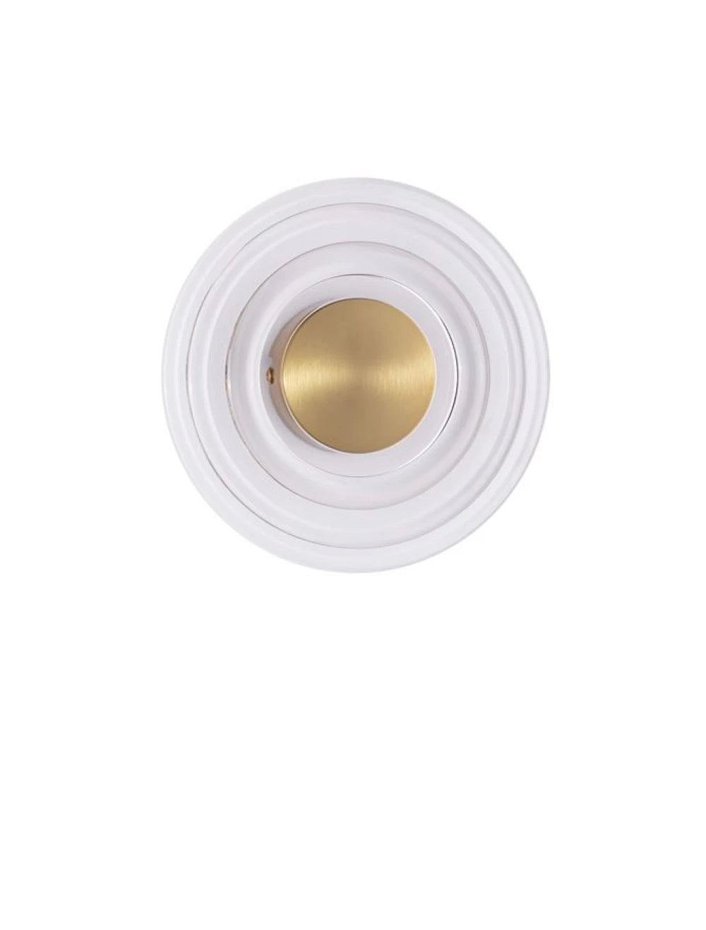 Aplica de perete din Metal Auriu Acrilic Transparent D18cm IP20 5W 3000k Onrid