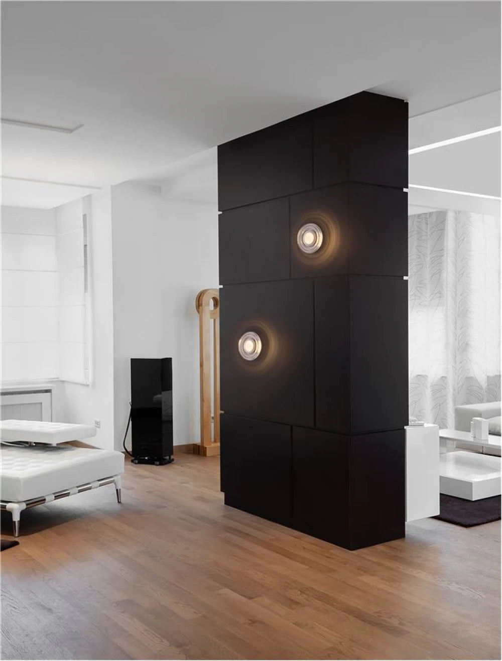 Aplica de perete din Metal Auriu Acrilic Transparent D18cm IP20 5W 3000k Onrid