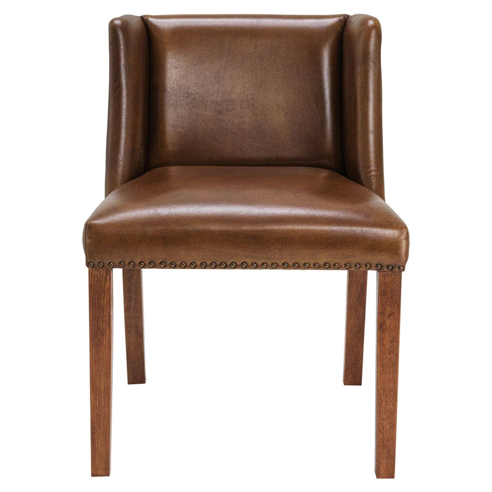 Scaun tapitat cu Piele Maro L56xA54xH82cm St. James Eichholtz