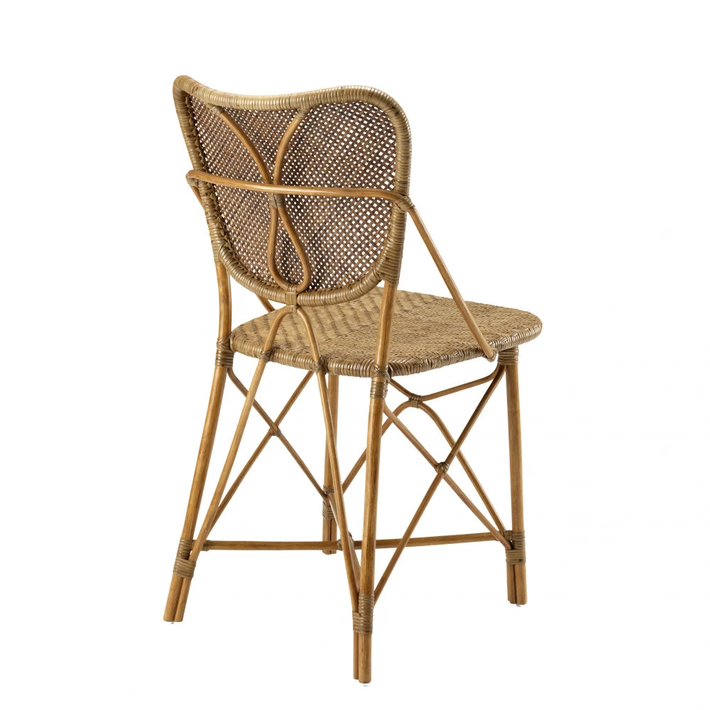 Scaun din Ratan Maro L44xA56xH86cm Colony Eichholtz