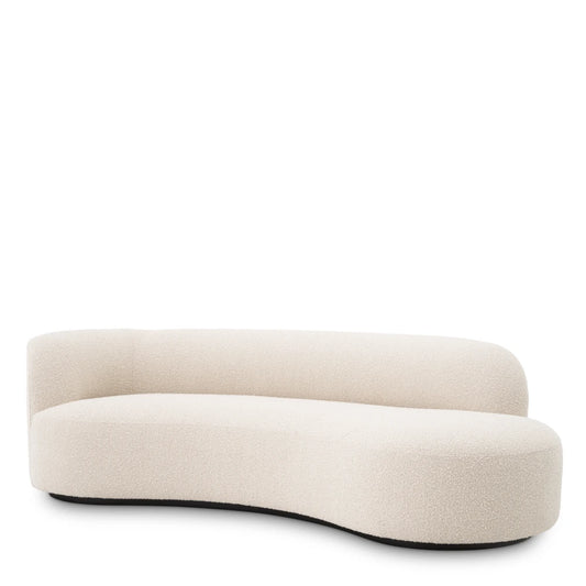 Canapea tapitat cu Stofa boucle Crem L230xA110xH68cm Morten Eichholtz