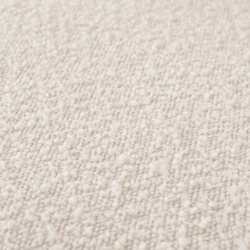 Puf rotativ tapitat cu Stofa boucle Crem D70xH40cm Inger Eichholtz