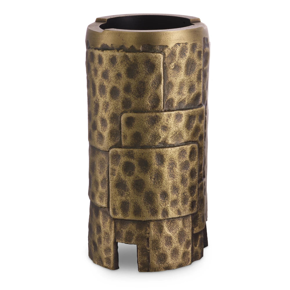 Set 3 suporturi lumanari din Metal Alama D12.5cm Laurentios Eichholtz
