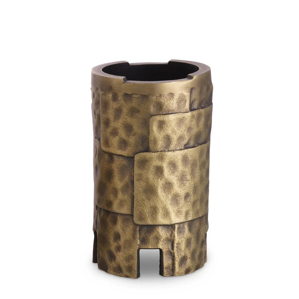 Set 3 suporturi lumanari din Metal Alama D12.5cm Laurentios Eichholtz