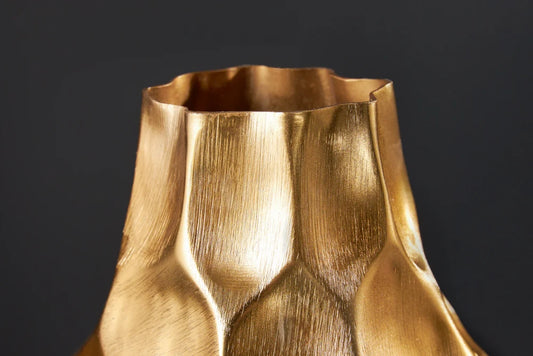 Vaza din Metal Auriu D22xH45cm ORGANIC ORIENT