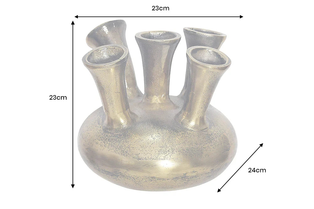 Vaza din Metal Auriu L23xH23cm KIYA