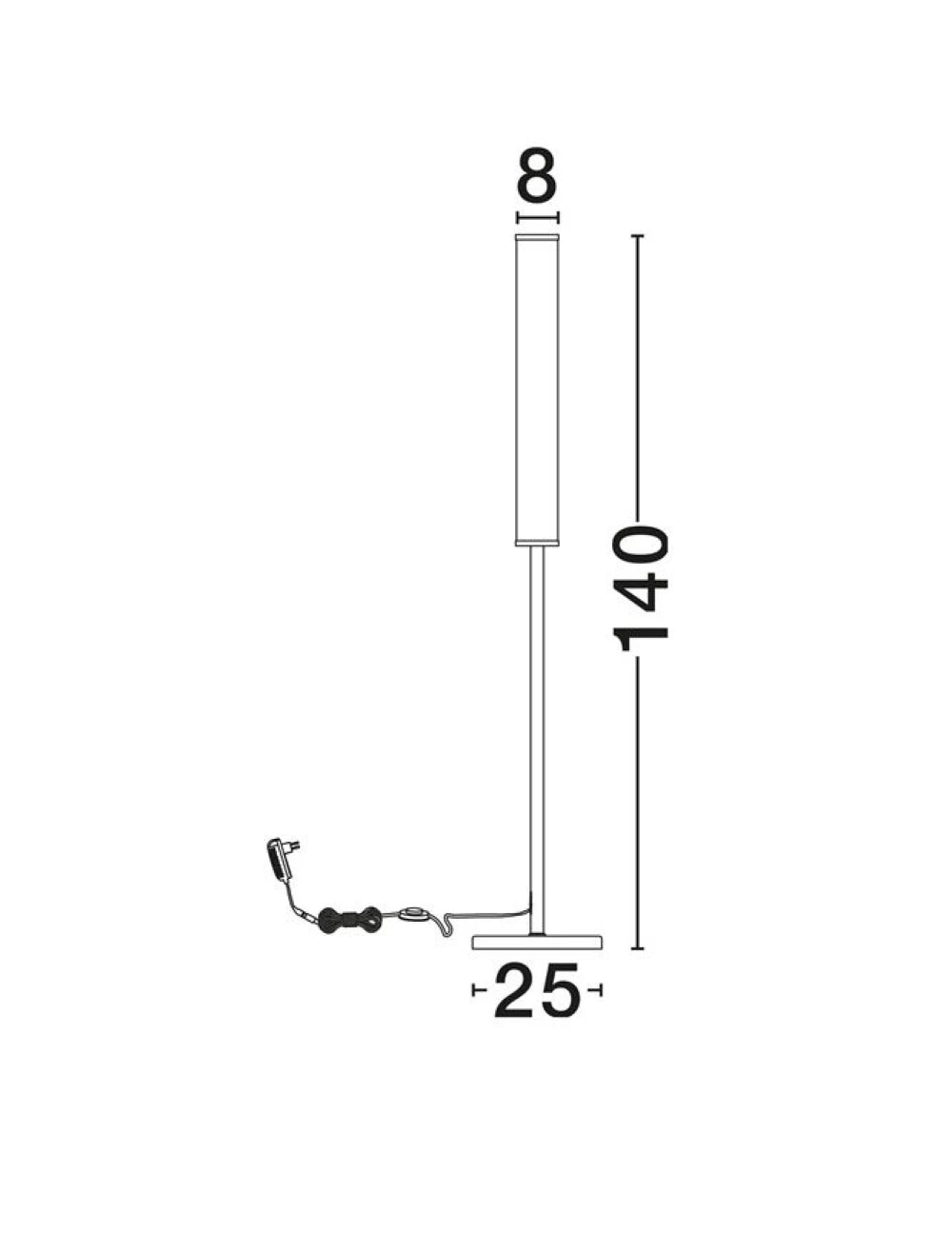 Lampa de podea din Metal Alama si Alabastru artificial Alb H140xD25m IP20 20W 1336Lm 3000k Nolia
