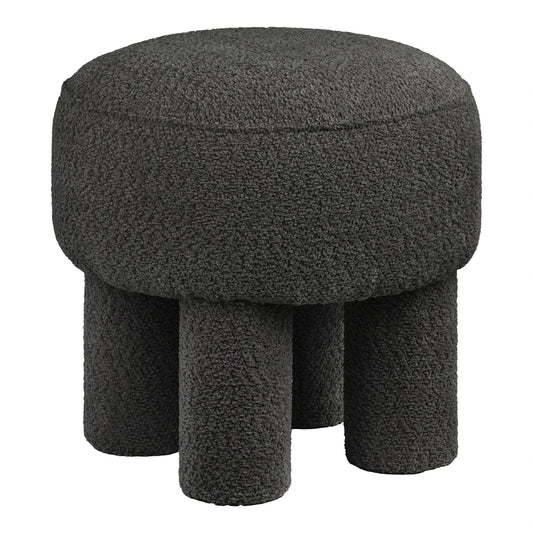 Puf din Stofa Gri carbune D43xH43cm Canberra