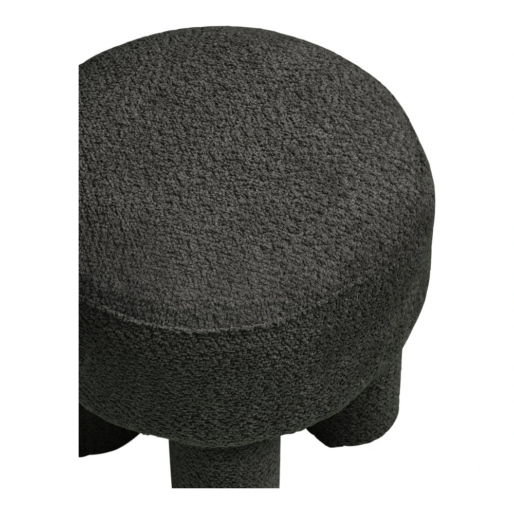 Puf din Stofa Gri carbune D43xH43cm Canberra