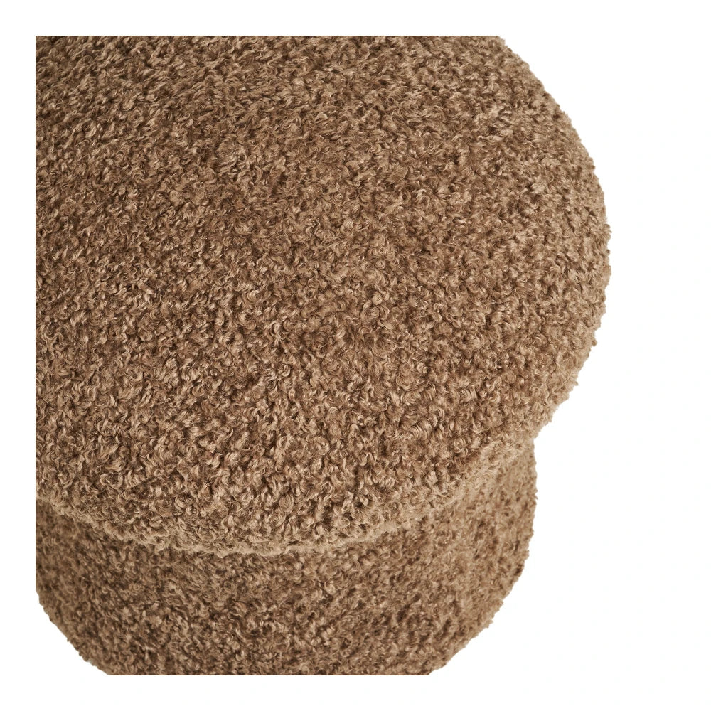 Puf din Stofa Maro D45xH45cm Enna