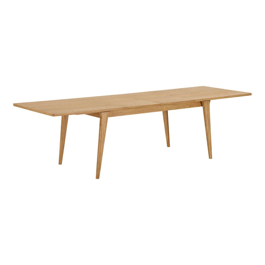 Masa extensibila din MDF+Furnir de stejar Maro L240-290-340xH75cm Darwin