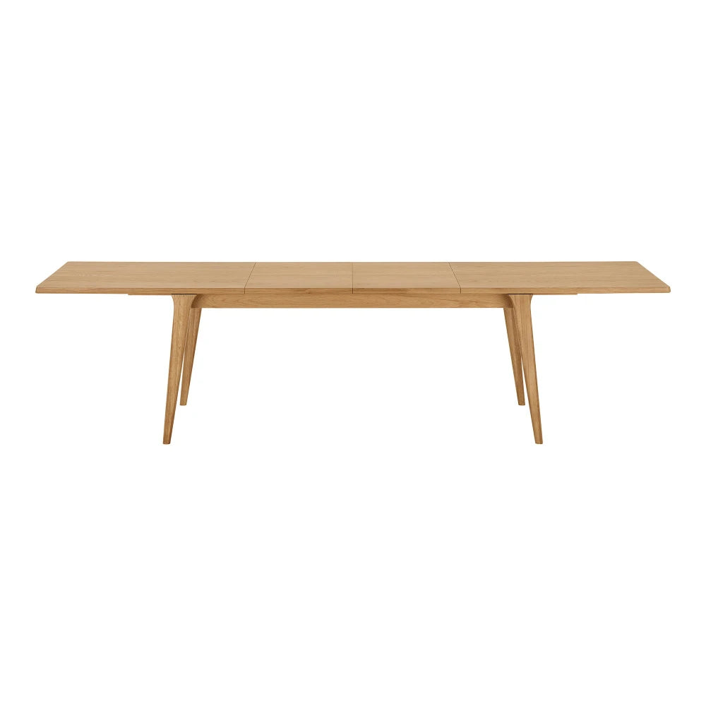 Masa extensibila din MDF+Furnir de stejar Maro L240-290-340xH75cm Darwin