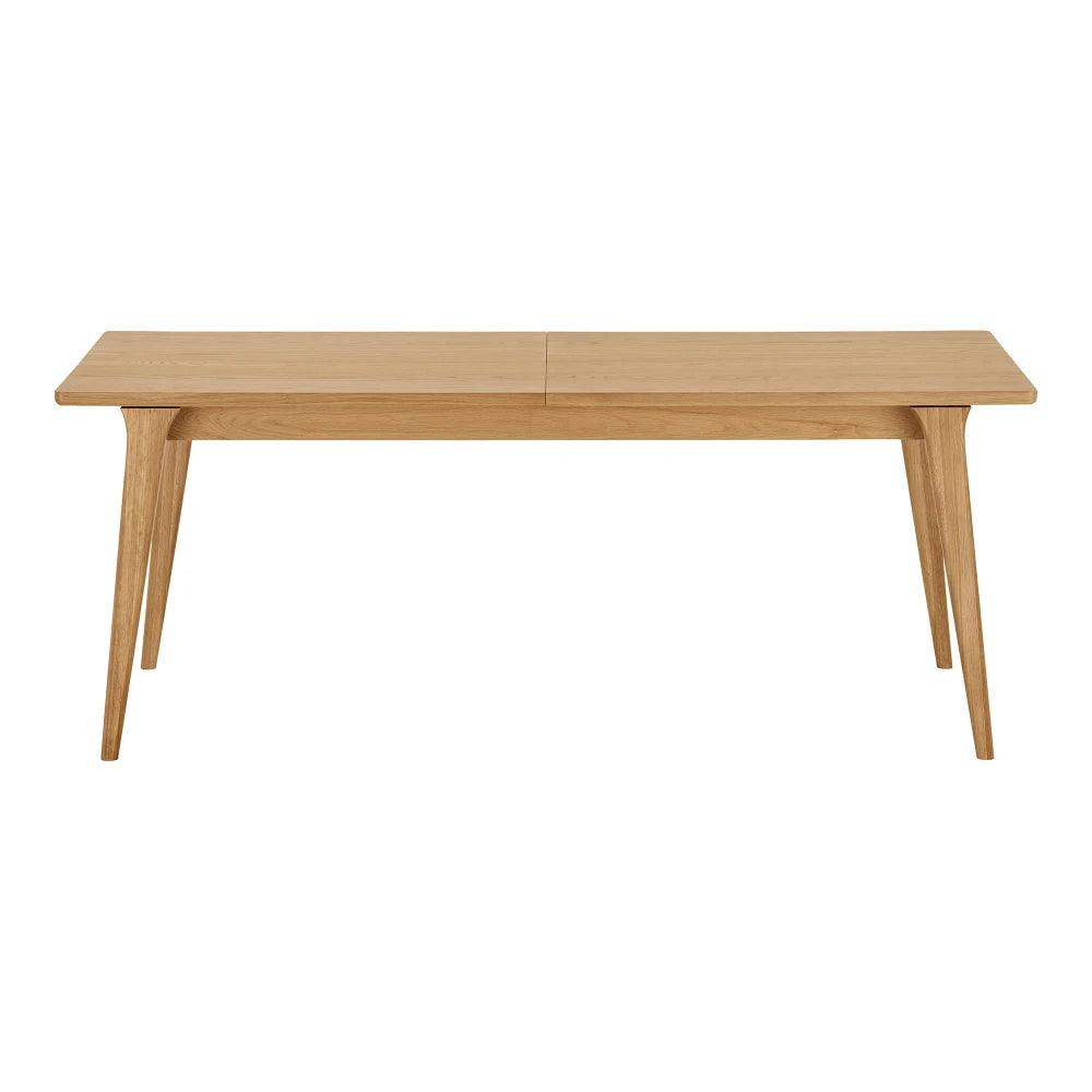 Masa extensibila din MDF+Furnir de stejar Maro L240-290-340xH75cm Darwin